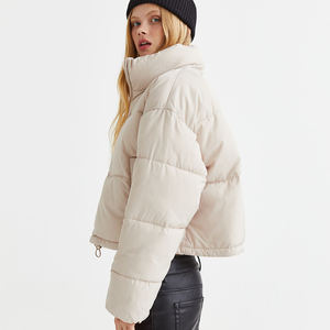 2024 nouveau Logo personnalisé femmes manteaux veste bouffante bulle haut court vestes haute qualité dame manteau femme veste bouffante - Product Image 4