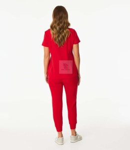 Customized 100% Cotton Breathable Nursing Scrub Knitted Uniform for Clinic & Hospital - Product Image 4