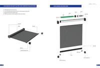 Auvent extérieur intelligent Newhoo avec télécommande, résistant au vent, imperméable, protection UV, anti-chute, équilibrage personnalisé, pergola de patio, auvent