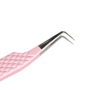 Gran oferta, pinzas de punta de fibra de extensión de pestañas mate populares, gran oferta, proveedores de fábrica antiestáticos, pinzas puntiagudas - Product Image 6