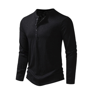 Camisetas de Manga Larga con Logotipo Personalizado, 100% Algodón, Tejido de Punto, Disponibles con Logotipo Personalizado, Tallas Grandes - Product Image 2