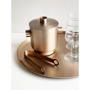 Classic Round Metal <b>Ice</b> <b>Bucket</b> For <b>Drinks</b> And Beverages Ideal For Daily Home Use Or Professional Bar Settings - Product Image 4