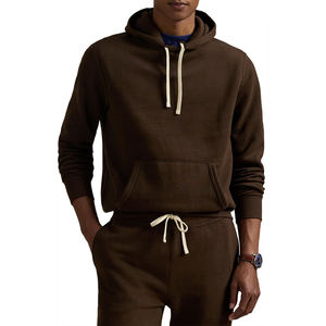 Survêtement à capuche pour homme de haute qualité en gros OEM entièrement personnalisé, sweat-shirt uni surdimensionné confortable pour l'hiver pour homme - Product Image 5