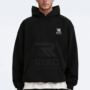 Service OEM Vente en Gros – Nouveaux Hoodies Homme Oversize Unicolores 100% Coton Hiver Respirant Séchage Rapide avec Poche Haute Qualité - Product Image 4