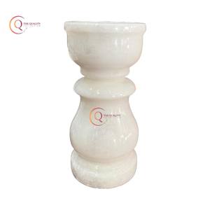 Tarro de vela de mármol único y soporte decorativo en forma de pilar para bodas y eventos suministros de centro de mesa perfecto - Product Image 2