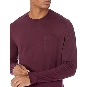 เสื้อยืดมีกระเป๋าแขนยาวเฮเทอร์สีฟ้าแปซิฟิกสีฟ้าว่างเปล่าและสีผสมดีไซน์ใหม่ - Product Image 5