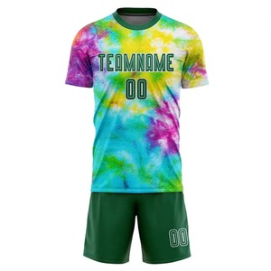 Venta al por mayor de kits de fútbol juvenil de calidad superior camisetas de fútbol de tamaño ajustable jugadores en crecimiento uniforme equipo ropa deportiva - Product Image 5