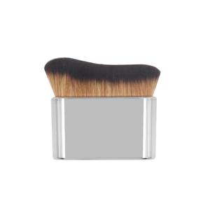 Brocha de bronceado con logotipo personalizado Blend & Blur Self Tanner Rectángulo Brocha de maquillaje facial Big Single Rose Gold Foundation Kabuki Brush - Product Image 3