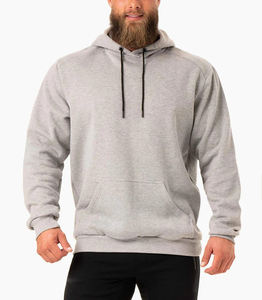 Running Men's Loose Training Hoodies Puff Print Hip Hop No String Streetwear Sudadera con capucha Heavyweight Hoodie - Product Image 3