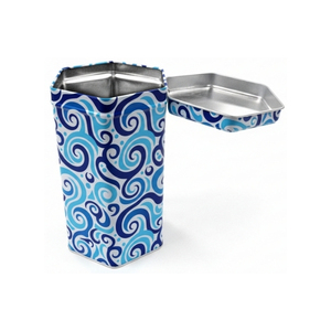 Decorative Hexagon <b>Tinplate</b> Box for Chocolates and Cookies Custom Printed Packaging Container with Custom Color Food Grade - Product Image 5