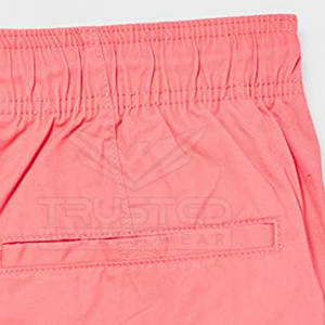 High Quality Men's Casual Shorts Custom Printed Logo <b>Elastic</b> <b>Waistband</b> Solid Pattern Wholesale Price - Product Image 3
