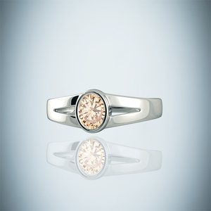 Anillos finos de eternidad de Plata de Ley 925 al por mayor, joyería original de piedras preciosas de cuarzo citrino moissanita para mujer - Product Image 4