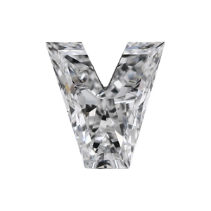 IGI para GIA certificado 6-7mm laboratorio sintético crecido alfabeto diamante letra V forma DEF VVS VS1 HPHT CVD fabricante diamantes sueltos - Product Image 1