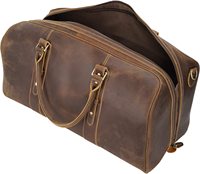 Sac de sport en cuir marron élégant pour hommes et femmes, sac de sport, sac de voyage