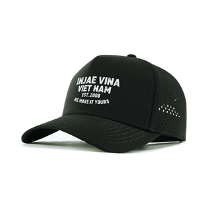 Gorra de Golf Impermeable con Logotipo Personalizado Impreso en Calor, 100% Poliéster, Estructurada, de 5 Paneles, con Corte Láser Perforado - Product Image 6