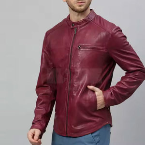 Veste en cuir d'hiver pour homme, tendance, vente chaude, couleur personnalisée, fabricant OEM ODM, vente en gros, export, approvisionnement en vrac - Product Image 1