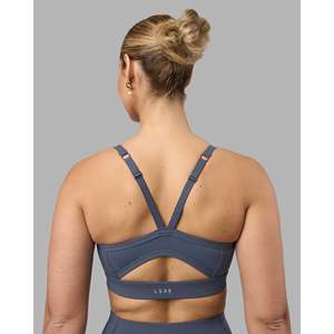 Momentum Seamless <b>Padded</b> Sports Bra for Yoga & Gym-D/DD/E Cup <b>Night</b> Shadow Print - Product Image 2