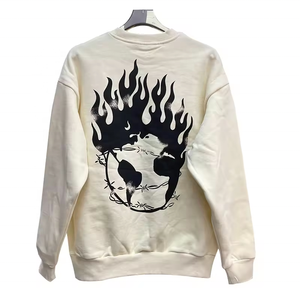 Sudadera de Invierno para Hombre, Estampada, de Algodón Puro, Cuello Redondo, Estilo Moderno, Resistente al Viento y Transpirable, para Hombre y Mujer - Product Image 3