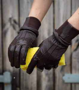 Guantes de Equitación de Invierno de Cuero Ultra Transpirable Profesionales, Logotipo Personalizado al por Mayor, Agarre Duradero para Entrenamiento de Caballos - Product Image 5