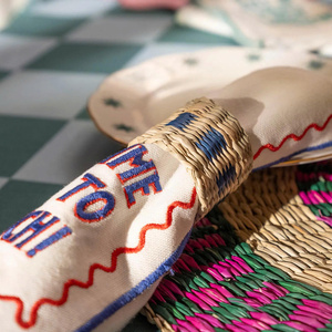 Anillo de Servilleta de Estilo Boho, Tejido a Mano con Pasto Marino, Decoración Natural para Mesa de Hogar y Eventos - Product Image 2