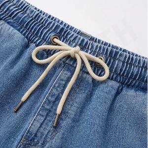 Fashionable Trendy Women High Waist Lace up <b>Trousers</b> Jeans Denim Pants Vintage Wide Leg Straight Premium Fashion <b>Ladies</b> Wear - Product Image 4