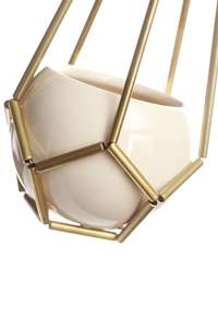 Maceta colgante de metal para interior y exterior, balcón, decoración de jardín, ideal para maceta y arreglo decorativo para el hogar - Product Image 2