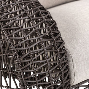 Nouveau moderne unique en osier naturel rotin canapé de jardin chaise un siège mobilier d'extérieur chaise longue - Product Image 6