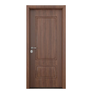 Puerta de madera MDF moderna con diseño de modelo 3D Superficie acabada Elección superior OEM/ODM Puertas de apartamento de Villa Fabricante vietnamita - Product Image 2