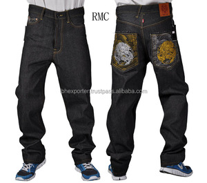 <b>Boys</b> Denim Jeans With Embroidery Design on Back Pocket - Product Image 1