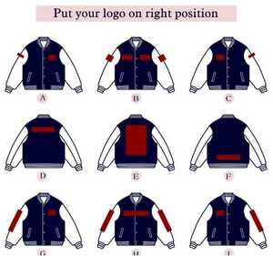 Vintage Sleeve Varsity <b>Jacket</b> <b>Men</b> Custom Logo Canvas Regular <b>Baseball</b> Letterman <b>Jackets</b> Waterproof Breathable Thick Winter - Product Image 4