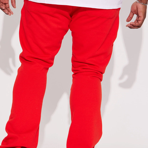 Moda Unisex Logo Stack Flare Pants Outdoor Fleece Jogger Pantalones masculinos Pantalones de chándal Cordón Pantalones de hombre Lavados - Product Image 3