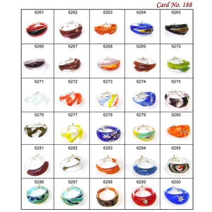 <b>Beautiful</b> Crystal Lampwork Ring Glass Beads for Bracelet Making Good Looking Ring Beads for Jewelry Making Accessories <b>Creation</b> - Product Image 4
