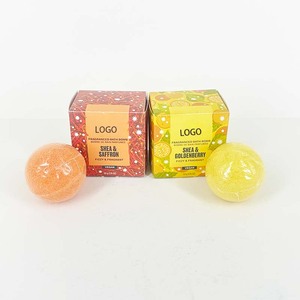 Listo para enviar China Goldenberry Scented Single Pack Artículos a granel 2024 bombas de baño orgánicas <span class=keywords><strong>Boulle</strong></span> de Bain - Product Image 5