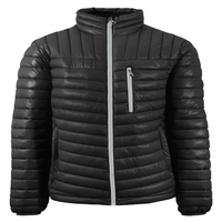 Veste en duvet d'hiver pour hommes Veste en duvet légère en fourrure matelassée personnalisée Veste en duvet de canard blanc chaud
