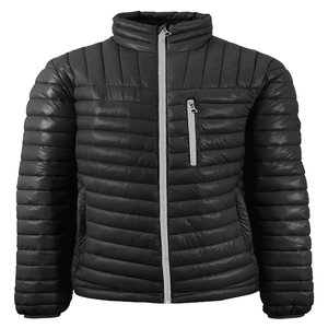 Chaqueta rellena de plumón para hombre de invierno, Sudadera con capucha de piel acolchada personalizada ligera, chaqueta de plumón de pato blanco cálido - Product Image 3