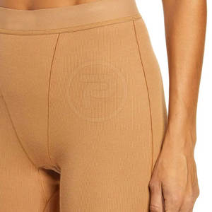 Leggings taille moyenne confortables et élégants pour femmes Meilleures ventes de pantalons de fitness fabriqués en usine avec fermeture à la taille élastique - Product Image 5