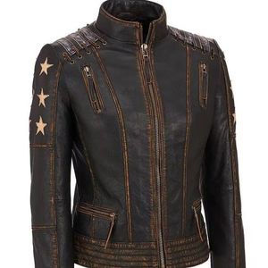 Chaquetas de cuero genuino de alta calidad: un elemento básico de moda clásico Durabilidad atemporal Elegancia elegante Moda Mate Brillante - Product Image 1
