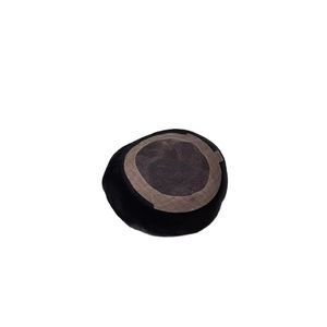 Toupet en cheveux humains à base mono, perruque à base mono, prothèse capillaire en cheveux humains, taz hair bd - Product Image 2