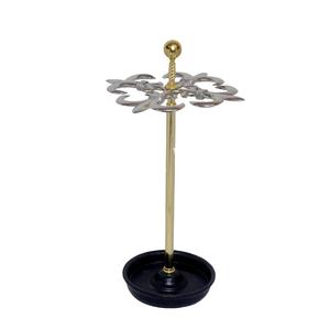 Porte-parapluie en métal de qualité supérieure plaqué argent et or nouveau présentoir de sol unique porte-parapluie prix de gros - Product Image 5