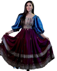Vestido Afgano Kuchi de Terciopelo Más Vendido, Disponible en Colores y Diseños Personalizados a Precio Negociable, Venta al por Mayor Personalizada - Product Image 1