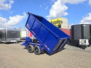 รถพ่วงแบบมีหลังคา ขนาด 6x12 ปี 2026 รุ่น 6×12 10K แบบยกเทด้านข้างสูง 48 นิ้ว - Product Image 2