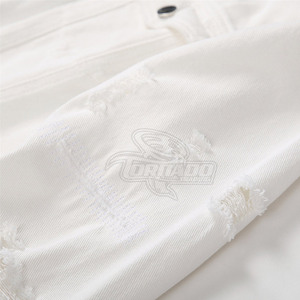 Veste en jean pour homme décontractée d'hiver, nouvelle arrivée, fabrication en usine, manches longues, 100% coton, finition de haute qualité personnalisée sur le devant - Product Image 5