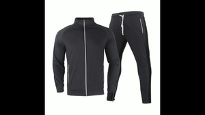 ชุดเสื้อสเวตเชิ้ตและกางเกงจ็อกเกอร์ผ้าเทอร์รี่พิมพ์ลายสำหรับผู้ชายและผู้หญิง สไตล์ลำลอง ระบายอากาศได้ดี เหมาะสำหรับออกกำลังกายและสวมใส่ในชีวิตประจำวัน - Product Image 2