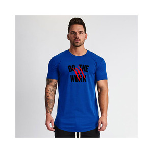 Logo personnalisé T-shirts de gym pour hommes T-shirt de sport raglan à manches courtes pour la course à pied et l'entraînement physique - Product Image 5