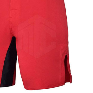 Shorts de lutte de sport pour hommes taille moyenne fermeture élastique couleur unie service OEM écologique disponible vente en ligne - Product Image 5
