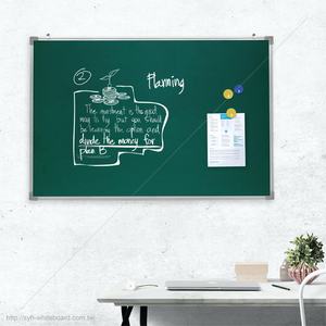 Tableau noir magnétique SYH avec cadre en aluminium et protection d'angle en plastique, différentes tailles pour usage bureau/maison - Product Image 6