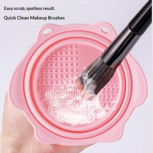 Wholesale Commercial Use <b>Silicone</b> Folding Brush Cleaner Makeup Sponge and Brush Washer Powder Puff Makeup <b>Tool</b> Cleaning <b>Tool</b> - Product Image 5