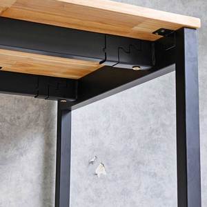 โต๊ะทำงานไม้จริงสไตล์มินิมอลพร้อมตู้ขนาด 120x60 ซม. ขาเหล็ก รุ่น HBSL038 ระบบเฟอร์นิเจอร์สำนักงาน - Product Image 5