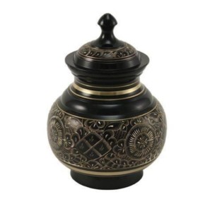 Brass Engraved Small <b>Keepsake</b> Cremation Urns Funeral Accessories Metal <b>Keepsake</b> Urns for Funeral Home Metal <b>Keepsake</b> Urns - Product Image 5