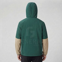 Veste coupe-vent légère réversible avec capuche et fermeture éclair sur le devant, idéale pour les sports de plein air, la course à pied, le cyclisme, la randonnée, les voyages d'hiver